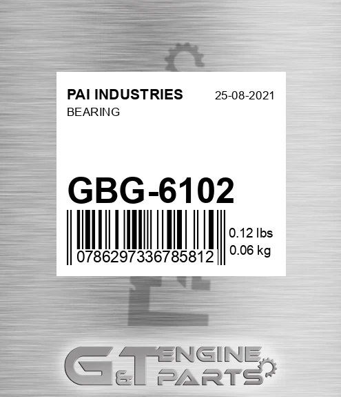 GBG-6102 Bearing