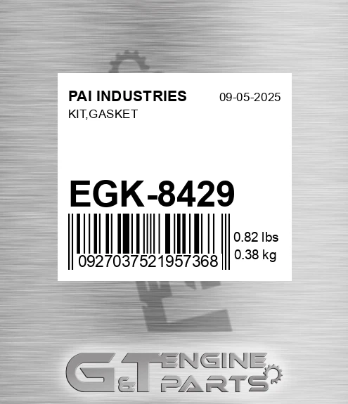 EGK-8429 Kit,gasket