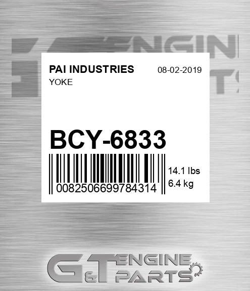 BCY-6833 Yoke