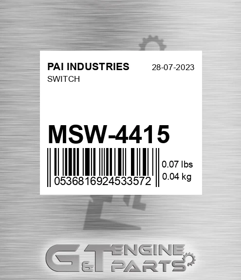 MSW-4415 Switch