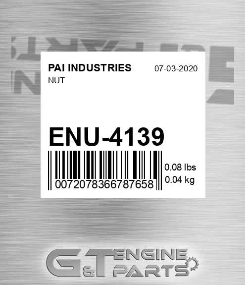 ENU-4139 Nut