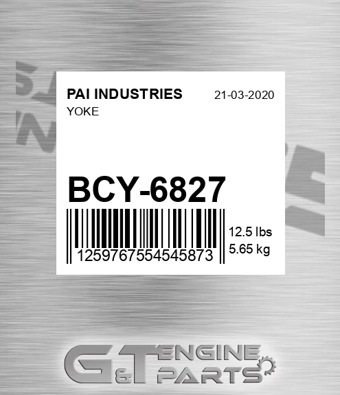 BCY-6827 Yoke