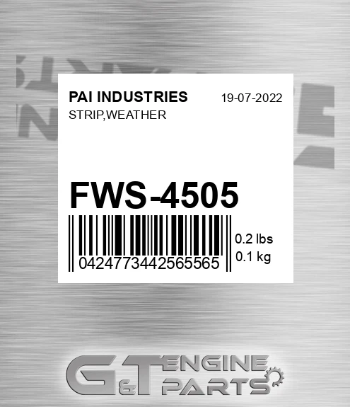 FWS-4505 Strip,weather