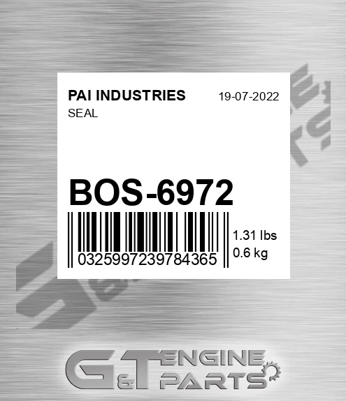 BOS-6972 Seal
