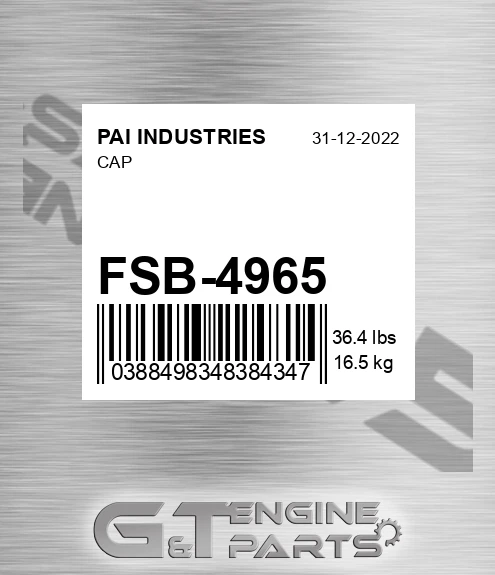 FSB-4965 Cap