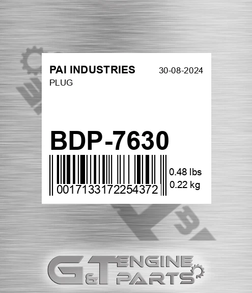 BDP-7630 Plug