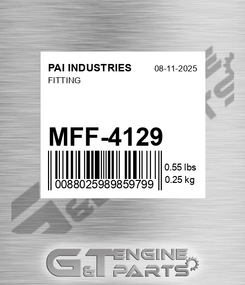 MFF-4129 Fitting for PAI INDUSTRIES