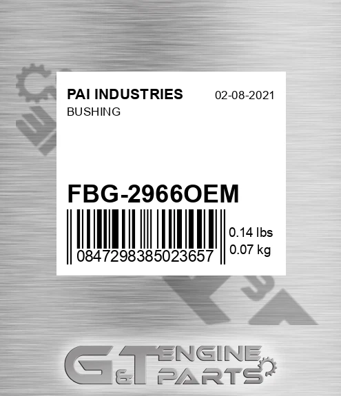 FBG-2966OEM Bushing