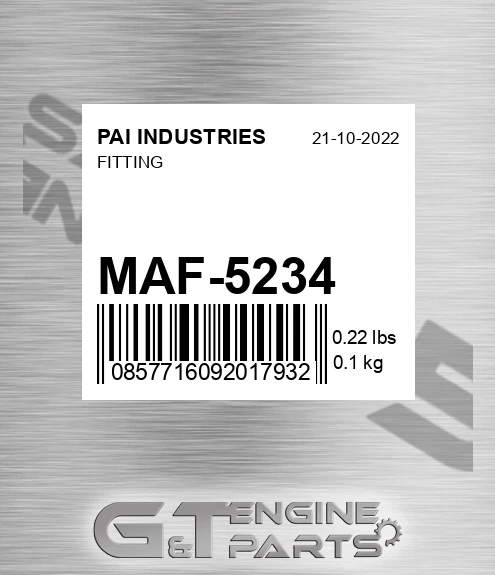 MAF-5234 Fitting