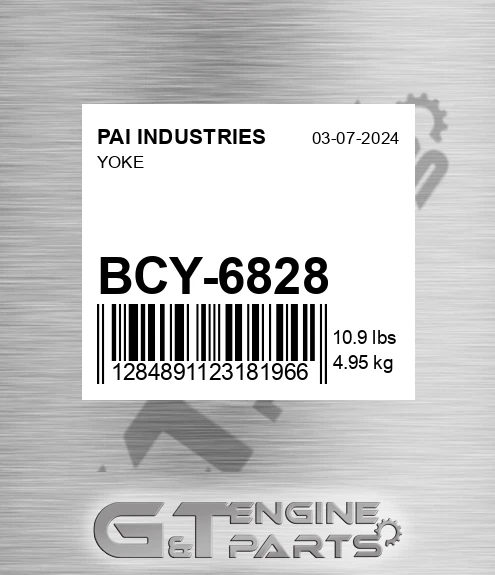 BCY-6828 Yoke