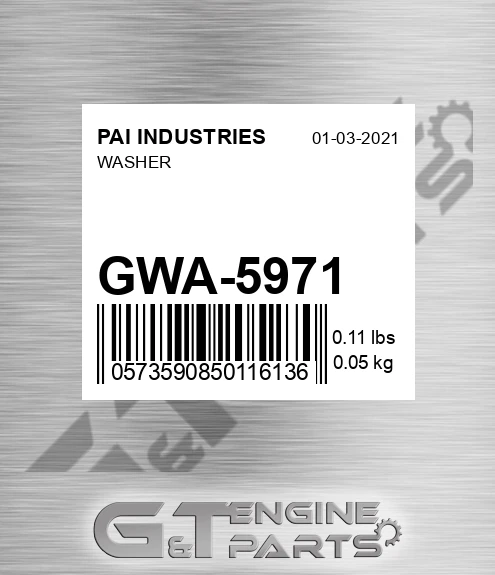GWA-5971 Washer