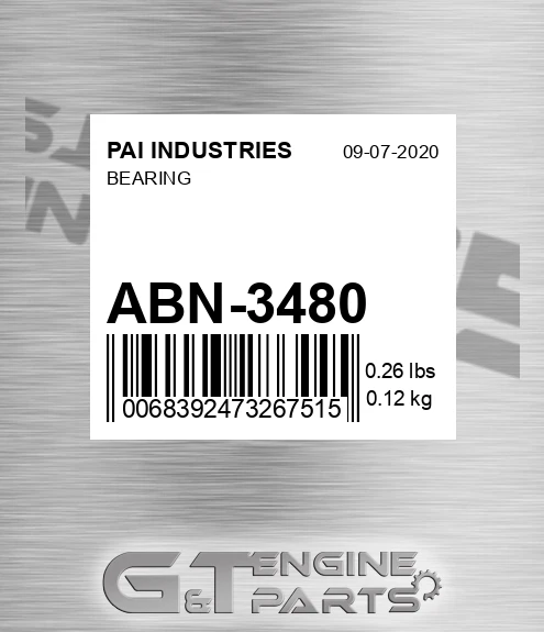 ABN-3480 Bearing