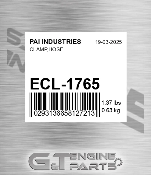 ECL-1765 Clamp,hose