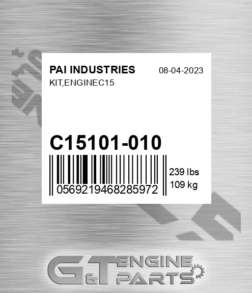 C15101-010 Kit,enginec15