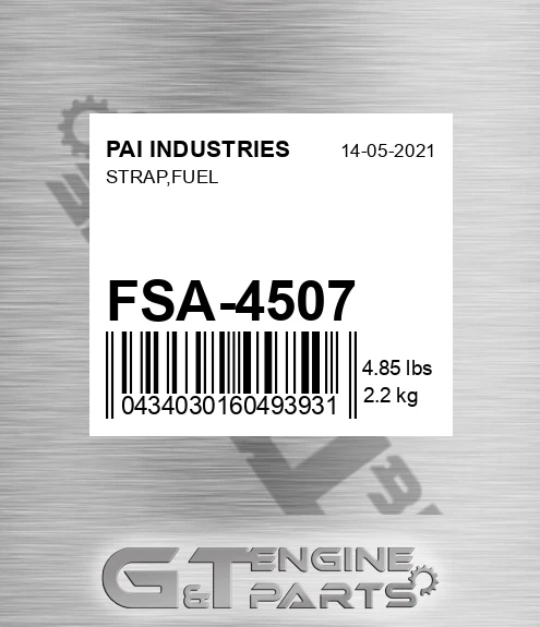 FSA-4507 Strap,fuel