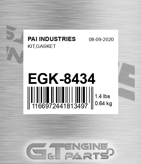 EGK-8434 Kit,gasket