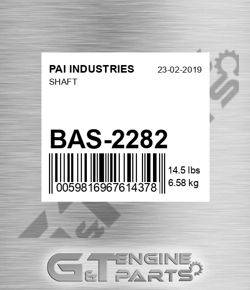 BAS-2282 Shaft