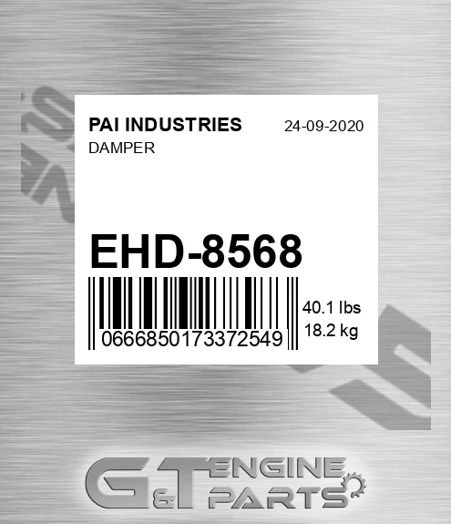 EHD-8568 Damper