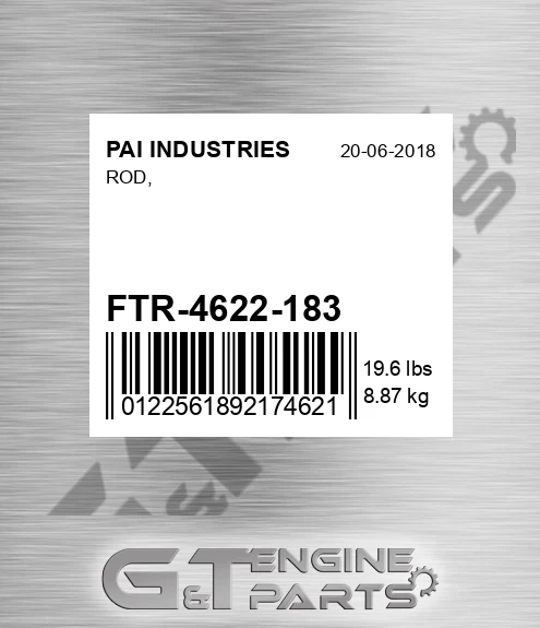 FTR-4622-183 Rod,