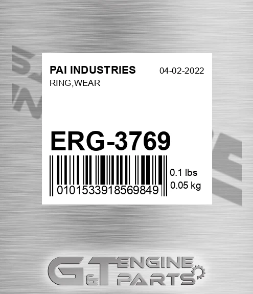 ERG-3769 Ring,wear