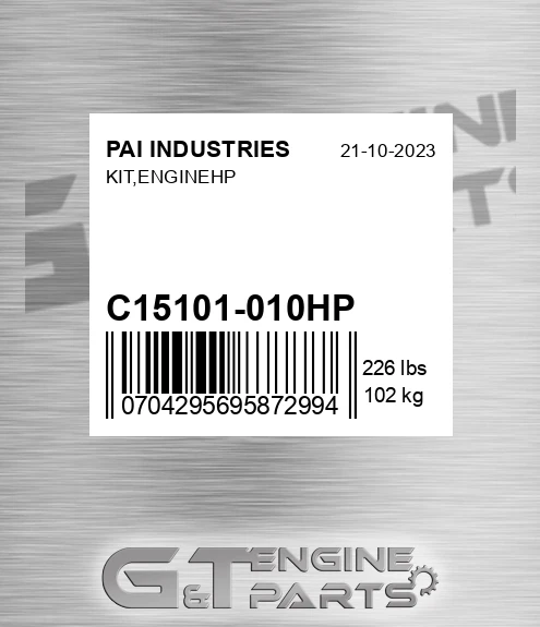 C15101-010HP Kit,enginehp