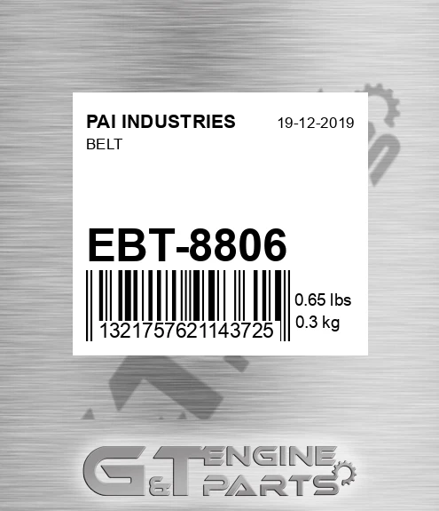 EBT-8806 Belt