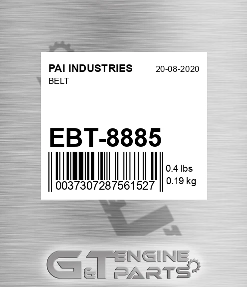 EBT-8885 Belt