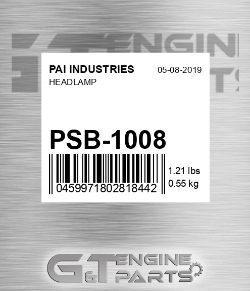 PSB-1008 Headlamp