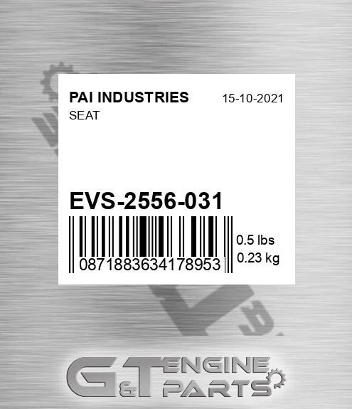 EVS-2556-031 Seat