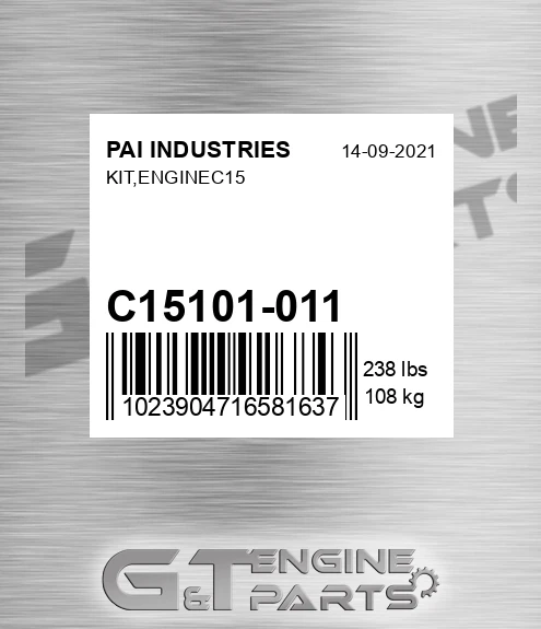 C15101-011 Kit,enginec15