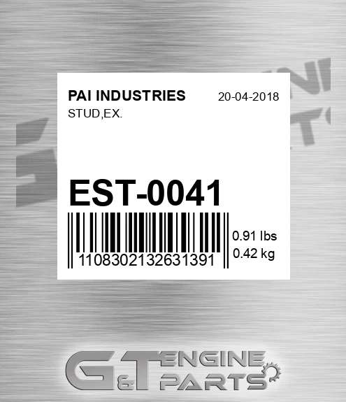 EST-0041 Stud,ex.