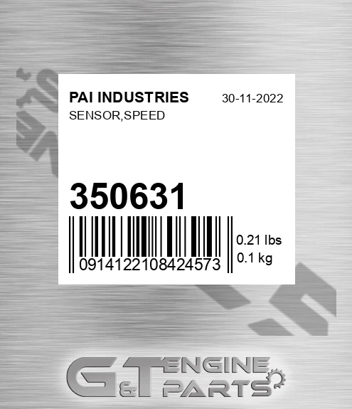 350631 Sensor,speed for PAI INDUSTRIES