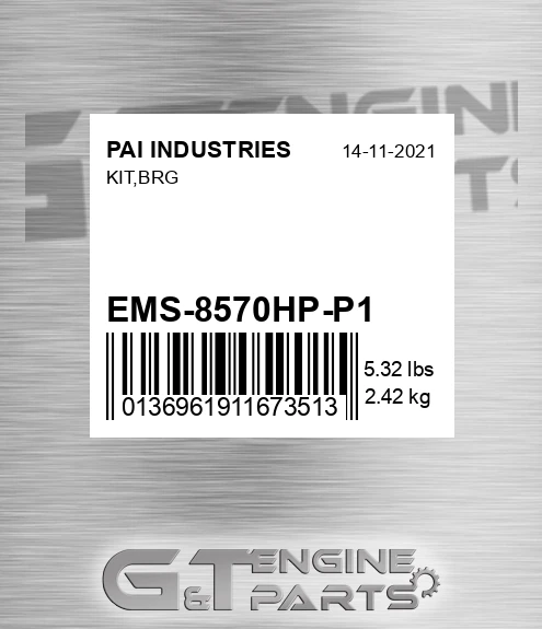 EMS-8570HP-P1 Kit,brg