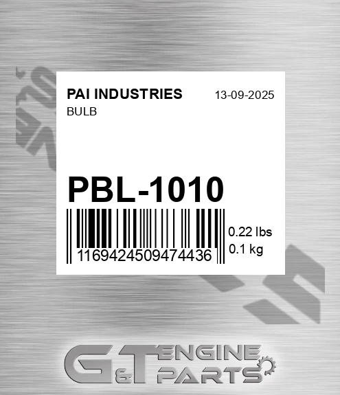 PBL-1010 Bulb
