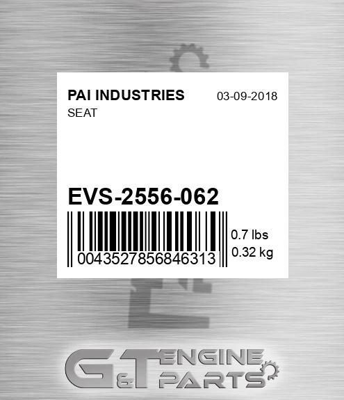 EVS-2556-062 Seat