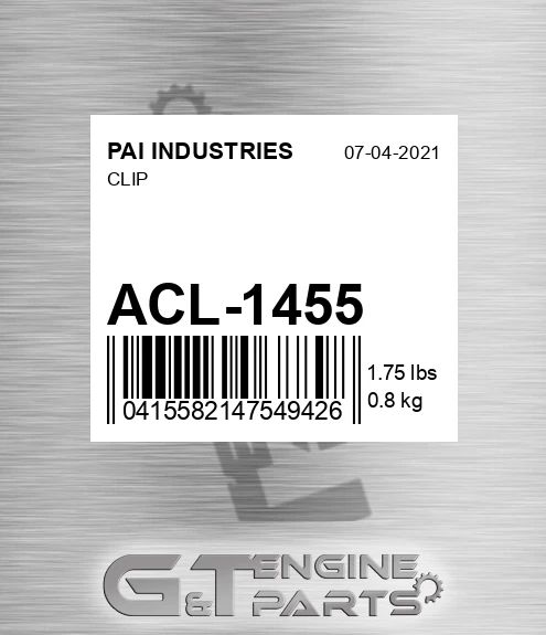ACL-1455 Clip