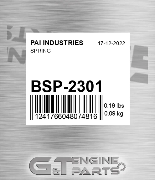 BSP-2301 Spring