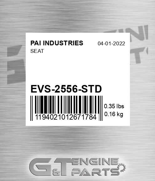 EVS-2556-STD Seat
