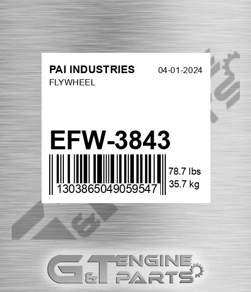 EFW-3843 Flywheel