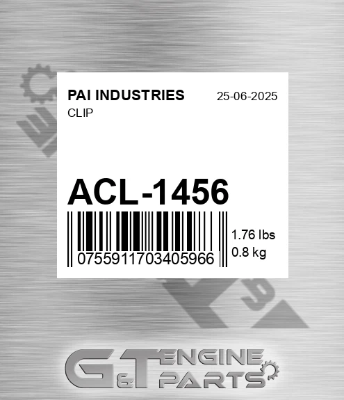 ACL-1456 Clip