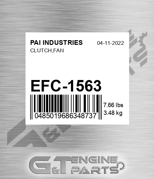 EFC-1563 Clutch,fan