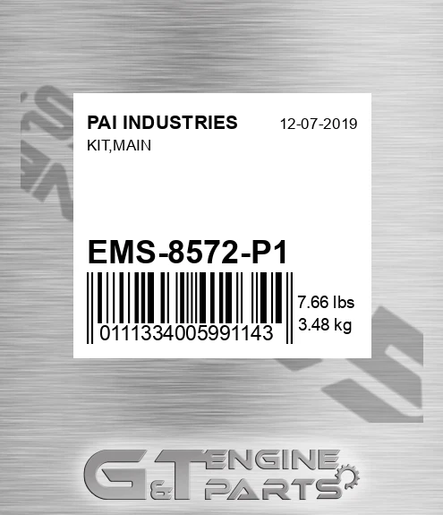 EMS-8572-P1 Kit,main