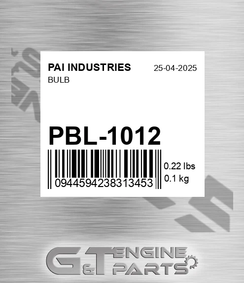 PBL-1012 Bulb