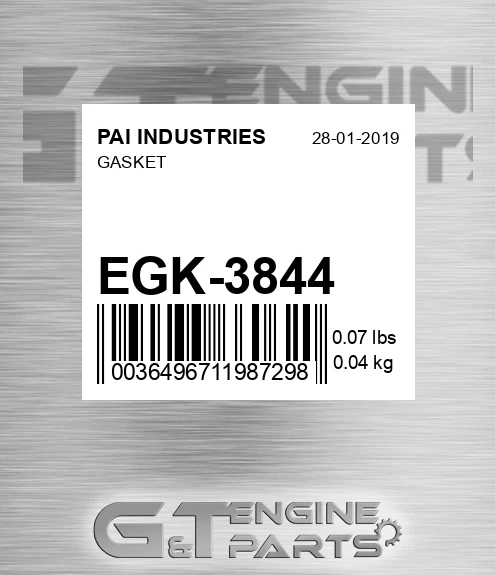 EGK-3844 Gasket