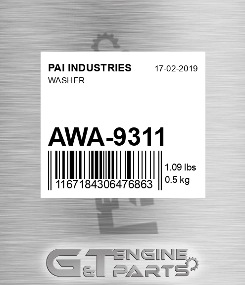 AWA-9311 Washer