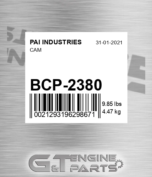 BCP-2380 Cam