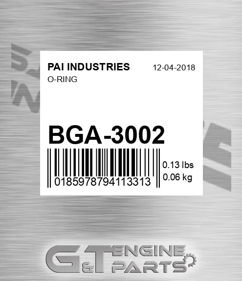 BGA-3002 O-ring