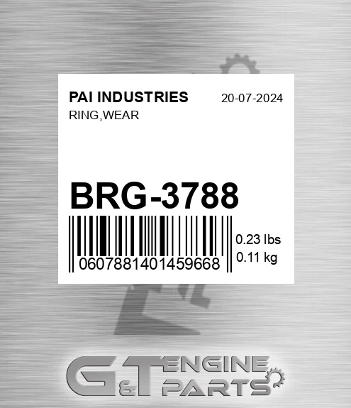 BRG-3788 Ring,wear