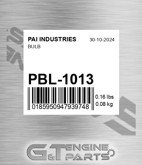 PBL-1013 Bulb