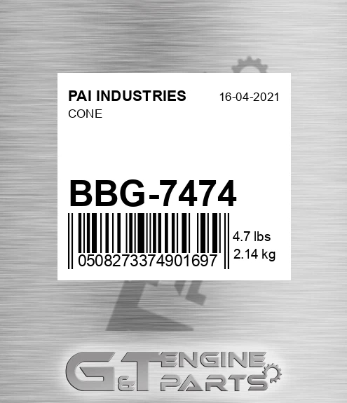 BBG-7474 Cone